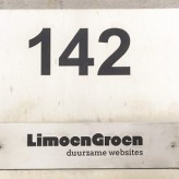 LimoenGroen kantoor adres huisnummer bordje 
